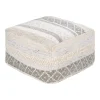 Decor 140 Cashel Pouf -Safavieh Store 4149113 White