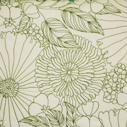 Edie At Home Edie @ Home Fine Line Embroidered Floral Indoor & Outdoor Throw Pillow -Safavieh Store 4149234 ALT2