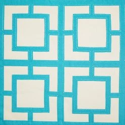 Edie At Home Edie @ Home Modern Links Applique Indoor & Outdoor Throw Pillow 9 Edie At Home Edie @ Home Modern Links Applique Indoor & Outdoor Throw Pillow -Safavieh Store 4149235 ALT2