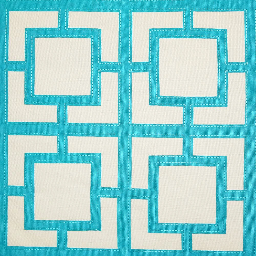 Edie At Home Edie @ Home Modern Links Applique Indoor & Outdoor Throw Pillow 5 Edie At Home Edie @ Home Modern Links Applique Indoor & Outdoor Throw Pillow - Image 3