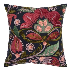 Rizzy Home Floral Throw Pillow