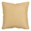 Rizzy Home Randy Throw Pillow -Safavieh Store 4164100 Gold
