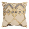 Rizzy Home Gigi Gold Tan Throw Pillow -Safavieh Store 4164110