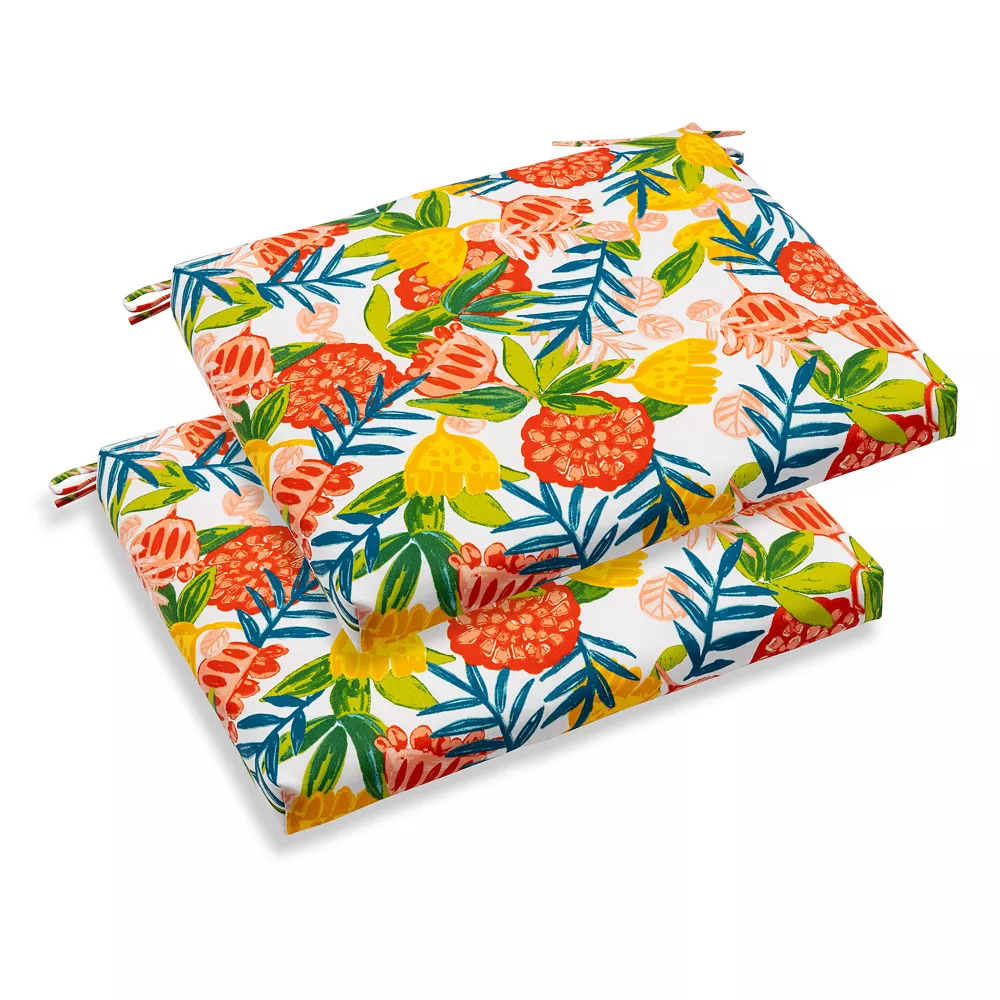 Sonoma Goods For Life® Outdoor/Indoor Seat Cushion 2-pc. Set 3 Sonoma Goods For Life® Outdoor/Indoor Seat Cushion 2-pc. Set