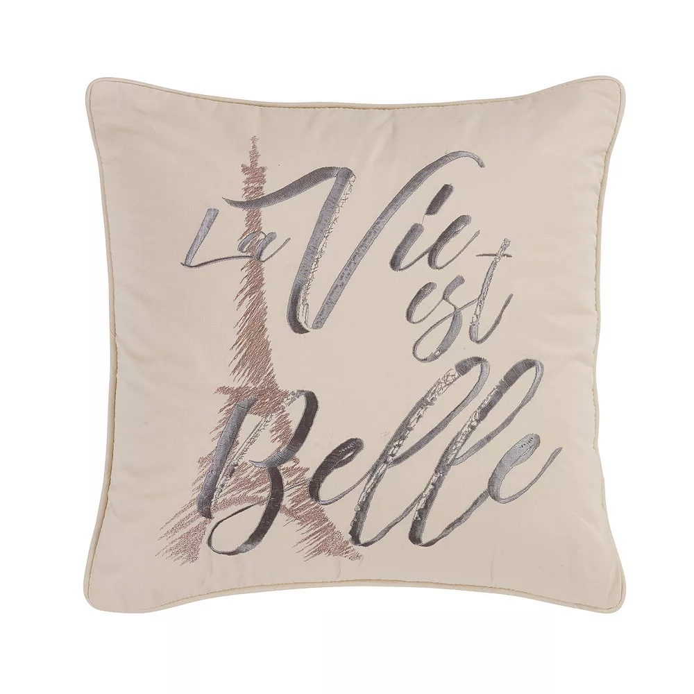 Donna Sharp La Vie Est Belle Throw Pillow 3 Donna Sharp La Vie Est Belle Throw Pillow