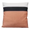 Stratton Home Decor Light Coral & Black Stripe Throw Pillow -Safavieh Store 4272368 Multi