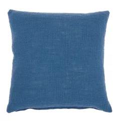 Mina Victory Lifestyles Solid Woven Cotton Throw Pillow