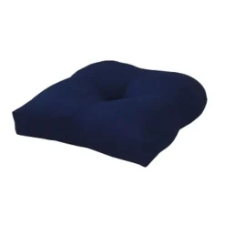 Terrasol Solid Navy Single U Chair Cushion