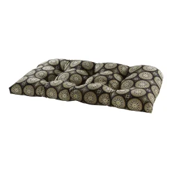 Terrasol Sundial Black Settee Cushion