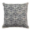 Tempo Home Leena Textured Blue Throw Pillow