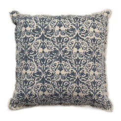 Tempo Home Leena Textured Blue Throw Pillow