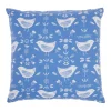 Mina Victory Life Styles Hummingbirds Blue Throw Pillow -Safavieh Store 4408023