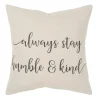 Rizzy Home Always Stay Humble Down Fill Throw Pillow -Safavieh Store 4453437