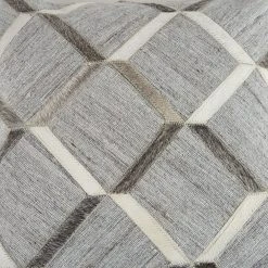 Rizzy Home Joseph Leather Accented Down Fill Throw Pillow -Safavieh Store 4453461 ALT4