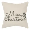 Rizzy Home Merry Christmas Down Fill Throw Pillow