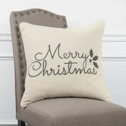 Rizzy Home Merry Christmas Down Fill Throw Pillow -Safavieh Store 4453468 ALT