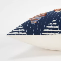 Rizzy Home Sara Down Fill Oblong Throw Pillow -Safavieh Store 4453624 ALT2