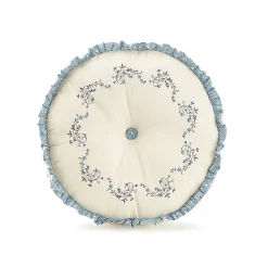 Modern Heirloom Charlotte Embroidered Throw Pillow