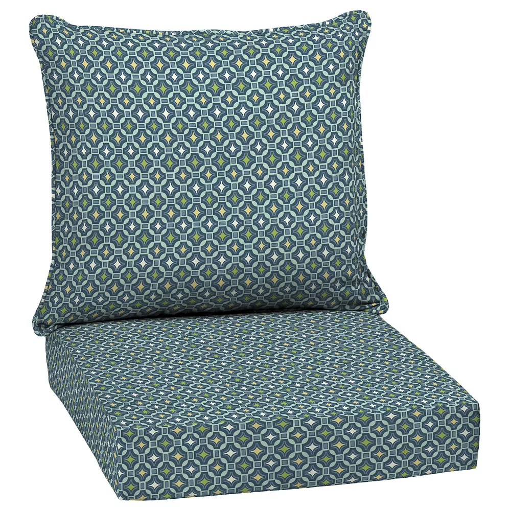 Arden Selections 2-piece Outdoor Deep Seat Cushion Set 3 Arden Selections 2-piece Outdoor Deep Seat Cushion Set