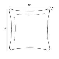 Arden Selections Woven Outdoor Throw Pillow -Safavieh Store 4493846 ALT97