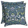 Arden Selections Woven Outdoor Throw Pillow -Safavieh Store 4493846 Sapphire Paisley