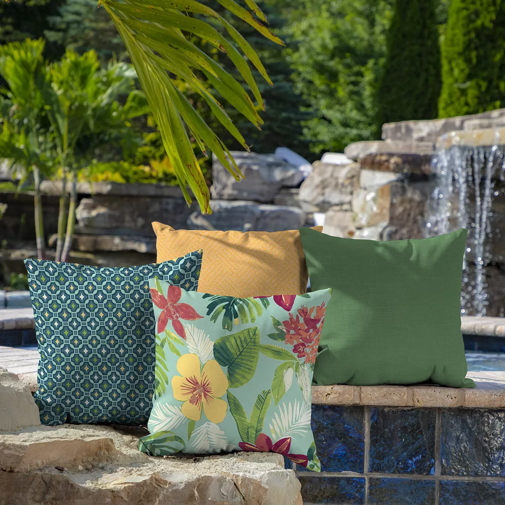 Arden Selections Woven Outdoor Throw Pillow 5 Arden Selections Woven Outdoor Throw Pillow - Image 3