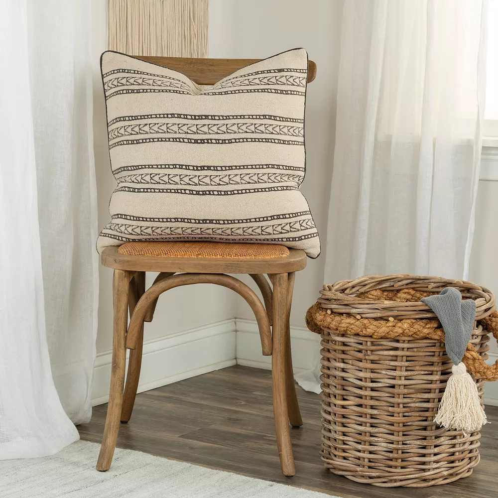 Rizzy Home Lucia Down Filled Throw Pillow 4 Rizzy Home Lucia Down Filled Throw Pillow - Image 2