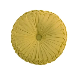 Levtex Home Viviana Round Ochre Throw Pillow