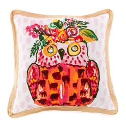 Terrasol Owl Be There Indoor Outdoor Throw Pillow