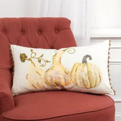 Rizzy Home Gold Gourds Throw Pillow -Safavieh Store 4604564 ALT