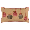 Rizzy Home Christmas Ornaments Throw Pillow