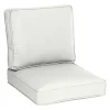 Arden Selections Oasis Plush Deep Seat Cushion Set - 26" X 24" 2 Arden Selections Oasis Plush Deep Seat Cushion Set - 26" X 24" -Safavieh Store 4616874 Cloud White