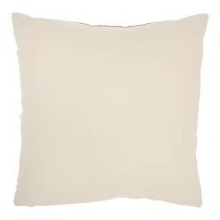 Mina Victory Ribbed Pom Pom Throw Pillow -Safavieh Store 4621806 ALT2