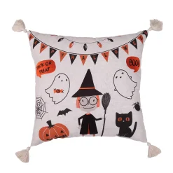Tempo Home Little Witch Halloween Throw Pillow