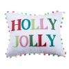 Levtex Home Merry & Bright Holly Jolly Pom Pillow 1 Levtex Home Merry & Bright Holly Jolly Pom Pillow -Safavieh Store 4638876