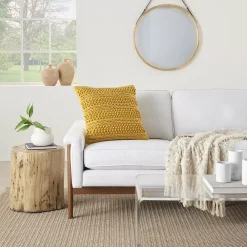 Mina Victory Life Styles Woven Stripes Throw Pillow -Safavieh Store 4639879 ALT5