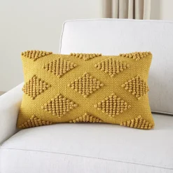 Mina Victory Life Styles Woven Diamonds Throw Pillow -Safavieh Store 4639881 ALT4