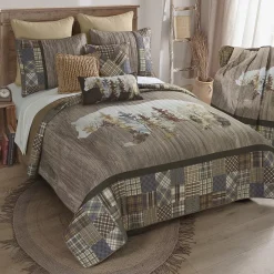 Donna Sharp Chimera Bear Plaid Throw Pillow -Safavieh Store 4668854 ALT3