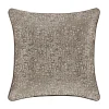 Five Queens Court Calgary Taupe 20" Square Decorative Throw Pillow