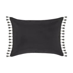 Five Queens Court Silverstone Silver Boudoir Decorative Throw Pillow -Safavieh Store 4790312 ALT2