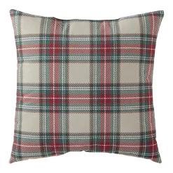 Greendale Home Fashions Holiday Plaid Throw Pillow