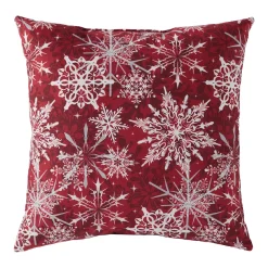 Greendale Home Fashions Snowflakes Throw Pillow