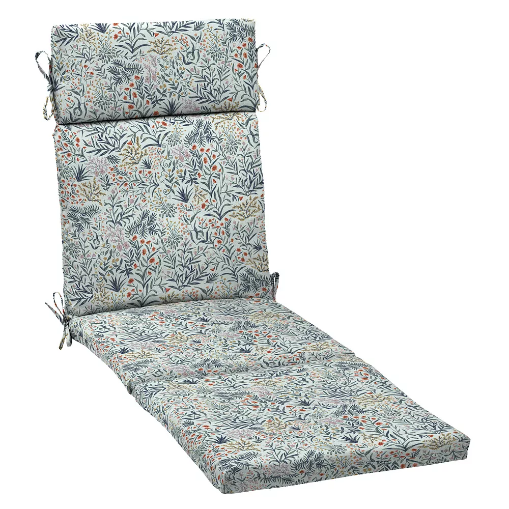 Arden Selections Phoebe Floral Outdoor Chaise Lounge Cushion 3 Arden Selections Phoebe Floral Outdoor Chaise Lounge Cushion