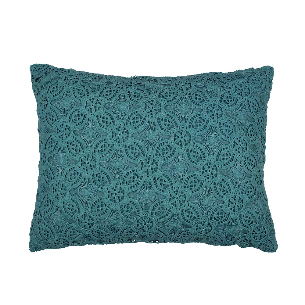 Levtex Home Nanette Lace Overlay Pillow 3 Levtex Home Nanette Lace Overlay Pillow