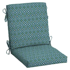 Arden Selections Alana Tile Outdoor Mid Back Dining Chair Cushion