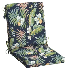 Arden Selections Elea Tropical Outdoor High Back Dining Chair Cushion