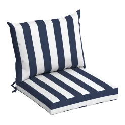 Arden Selections Cabana Stripe Outdoor Dining Chair Cushion Set