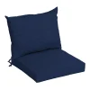 Arden Selections Leala Texture Outdoor Dining Chair Cushion Set -Safavieh Store 4895834 Sapphire Blue