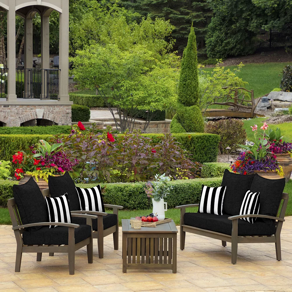 Arden Selections Cabana Stripe Outdoor Square Pillow 5 Arden Selections Cabana Stripe Outdoor Square Pillow - Image 3