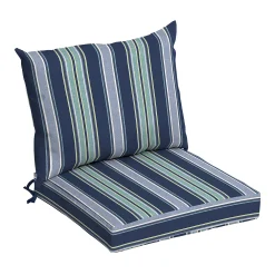 Arden Selections Aurora Stripe Outdoor Dining Chair Cushion Set